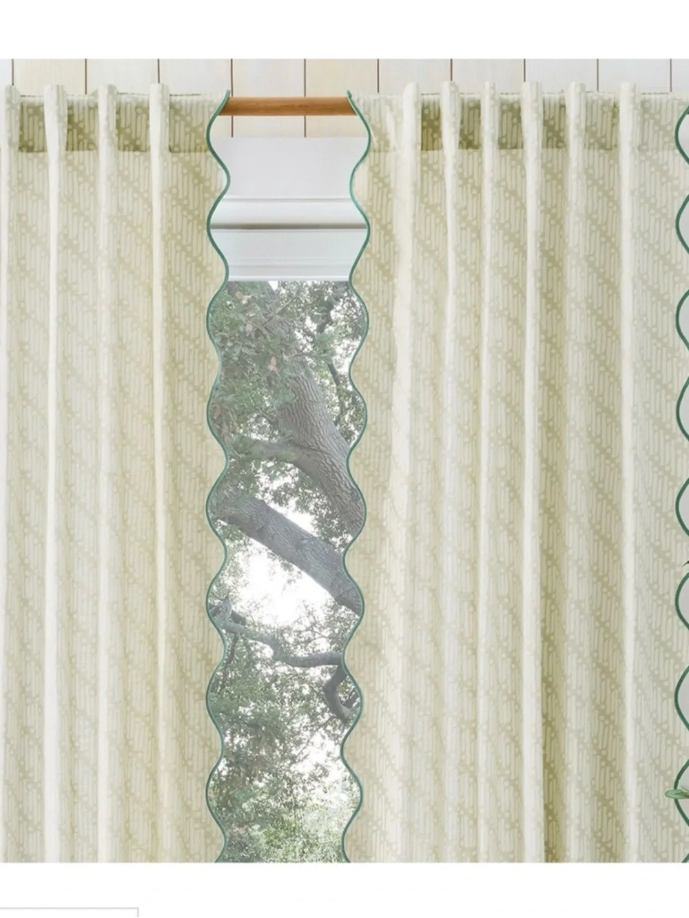 West Elm Batik Scallop Edge with Blackout
